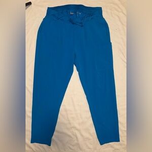 Mandala Women's Electric Blue Slim Pant Scrub Bottoms